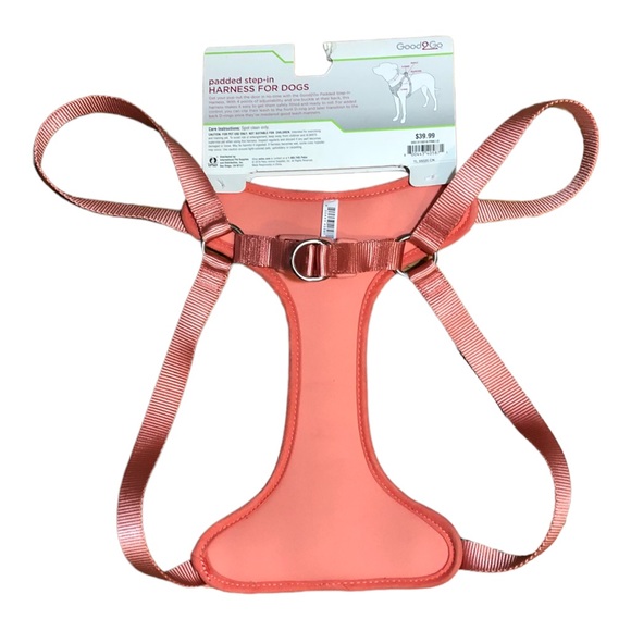 PETCO GOOD2GO Pink Padded Step-In Dog Harness, Large - Picture 4 of 9